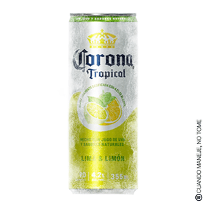 Corona Tropical - Hard Seltzer de Lima Limón 355 ml