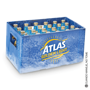 Caja Atlas Golden light - Retornable - 285ml